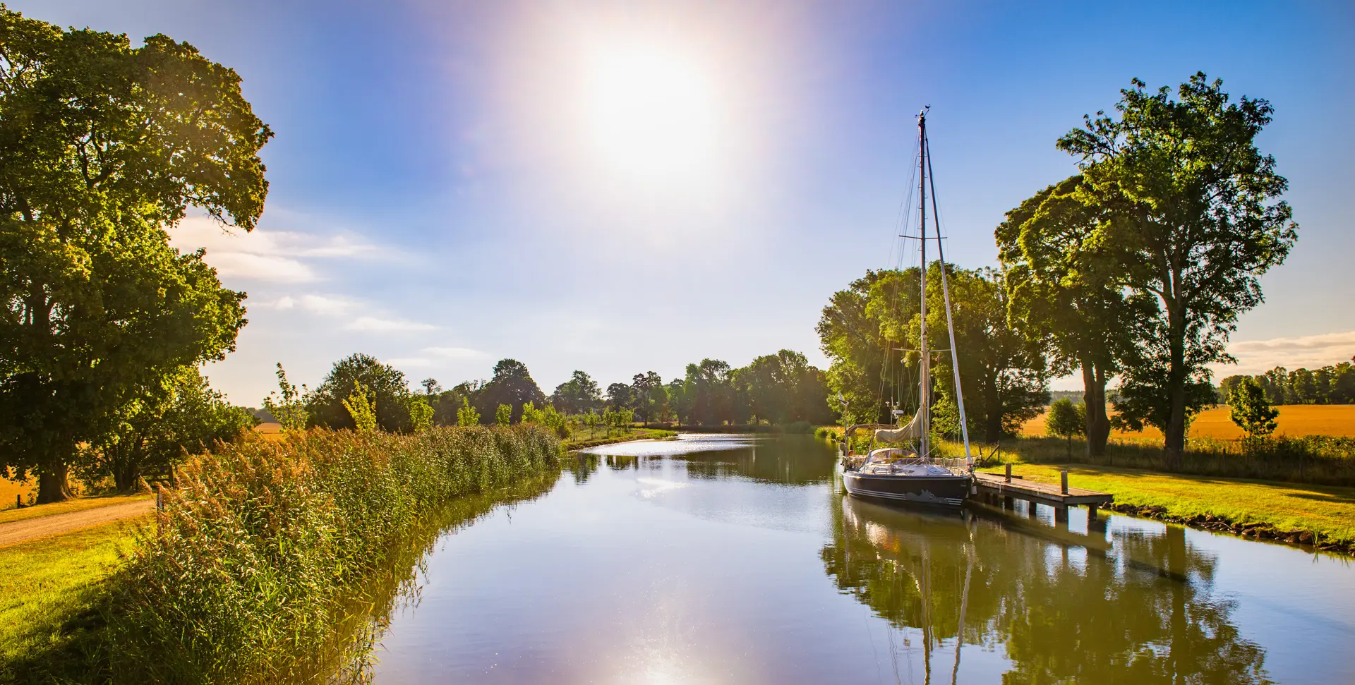 Hire a boat on Göta Kanal