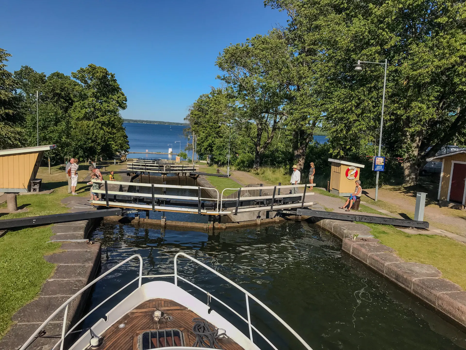 Locks Passage on the Canals