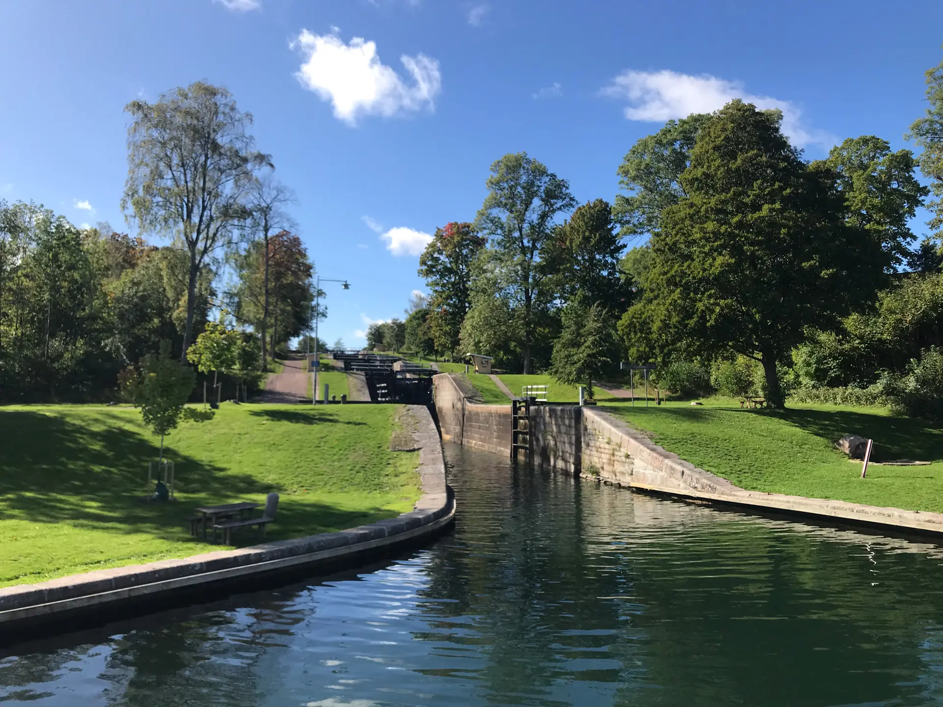 Locks Passage on the Canals